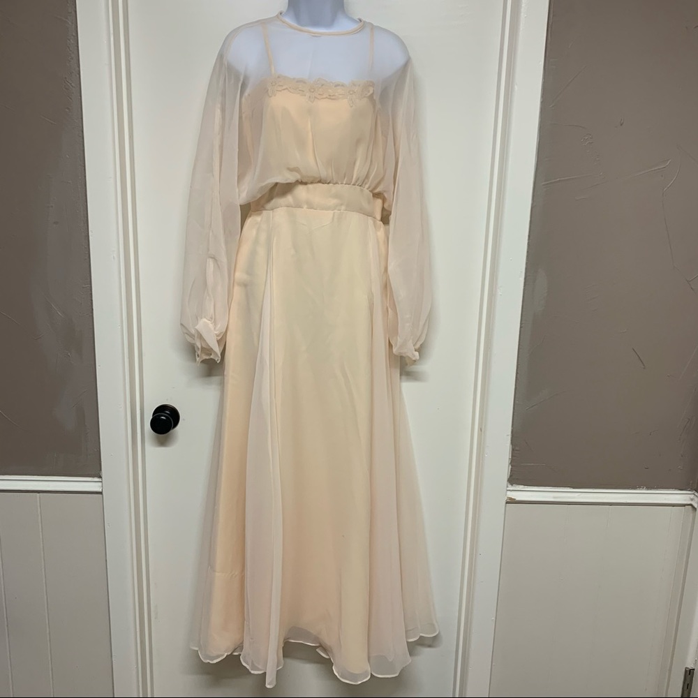 Vintage 70’s-80’s Spring Formal Dress